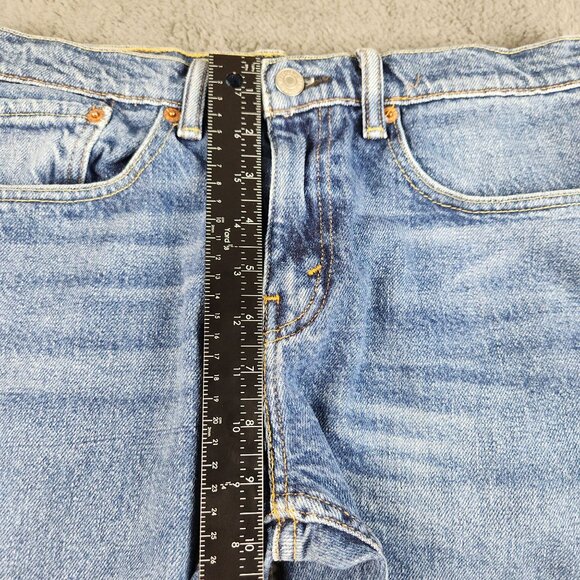 Levi's 502 Men's Regular Tapered Fit Jeans Size 28x32 Cotton Blend Denim Pants - Picture 4 of 13